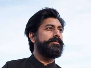portrait photograph of Talvin Singh outside wearing a black shirt