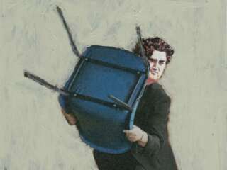 Painting of Brendan Behan