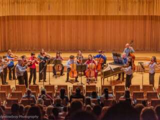 Early Music As Education on stage at The Tung Auditorium