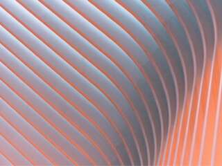Abstract image of lines in grey and orange