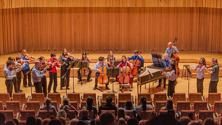 Early Music As Education on stage at The Tung Auditorium