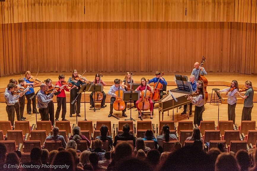 Early Music As Education on stage at The Tung Auditorium