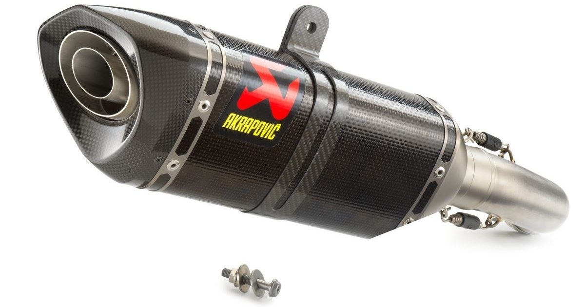 Akrapovic slip-on silencer DUKE 125/390