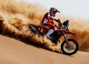 Bike in the dust