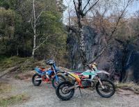 Tom and Dom's Bikes at Hodge Close Quarry