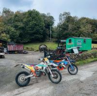 Tom and Dom pass Old Hall Farm in Bouth