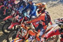 Burts Crayston at the Wild Willys Extreme Enduro start line.