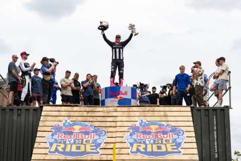 Billy bolt red bull tyne ride podium 2025