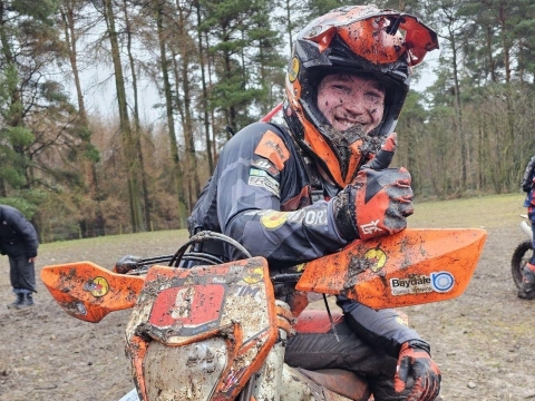 Burts Crayston at Plews Tyres British Extreme Enduro Championship in Helmsley, North Yorkshire