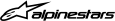 Alpinestars black logo