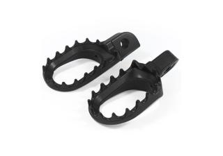 Aluminium trial footpegs black