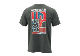FULL GAS TEE GREY REAR