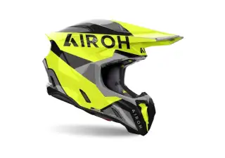 AIROH TWIST YELLOW SIDE