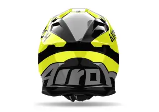 AIROH TWIST YELLOW REAR