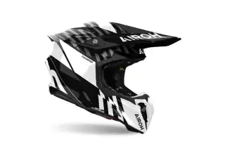 Airoh Twist 3 Thunder Black WH SIDE