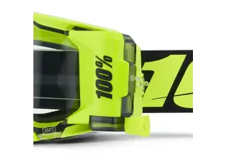 100 A Rmatic Forecast Goggles Neon Yellow side