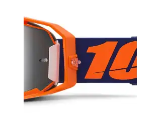 100 A Rmatic Goggles Neon Orange Mirror Silver Flash Lens 1