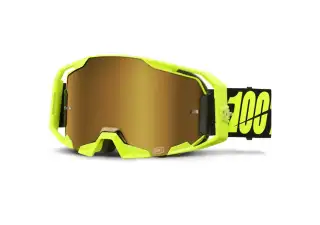 100 Armatic Neon Yellow True Gold Mirror Lens