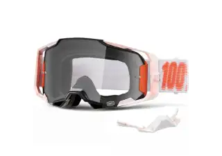 100 Armega Goggles Tubular Clear Lens