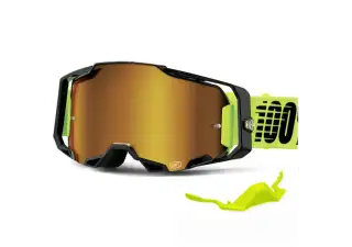100 Armega Neon Yellow Gold Mirror Len