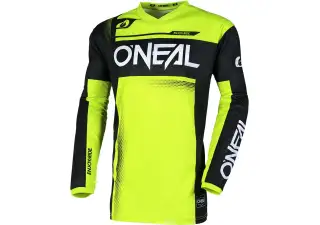O Neal ELEMENT Jersey RACEWEAR black neon yellow BACK