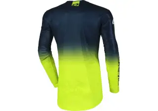 O Neal Mayhem Jersey Hexx blue neon yellow REAR