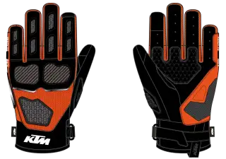 Sporty vented street gloves