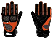 Sporty vented street gloves