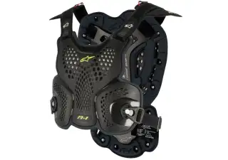 0 alpinestars a1 chest protector black anthracite dirtbikexpress