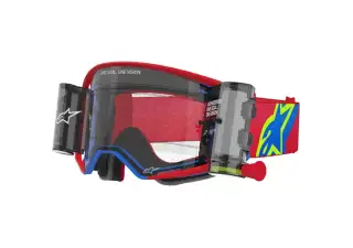 Goggles Supertech Corp Roll Off Red Blue Clear 1
