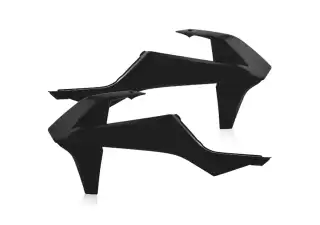 0 acerbis plastics radiator scoops ktm sx f exc f black dirtbikexpress