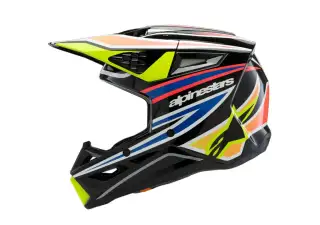 Helmet Youth SM3 Wurx Black Yell Blue Red 2