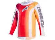 Kids Jersey Racer Portl Red Grey 1
