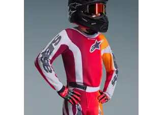 Kids Jersey Racer Portl Red Grey 2