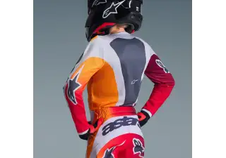 Kids Jersey Racer Portl Red Grey 4