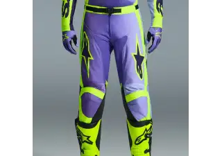 Pants Racer Portl Purp Yell Fl 2