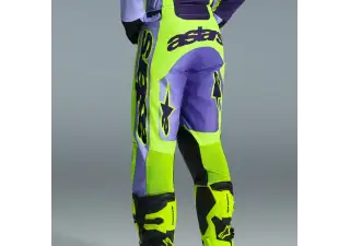 Pants Racer Portl Purp Yell Fl 4