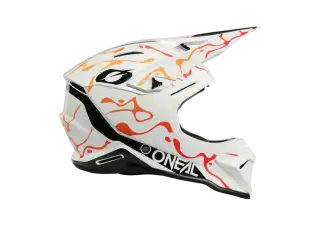 2026 O Neal 1 SRS Helmet SPLASHV 26 white orange rightside 700x