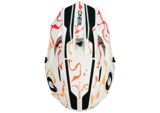 2026 O Neal 1 SRS Helmet SPLASHV 26 white orange top 700x