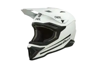2025 O Neal 1 SRS 20 Helmet 20 SOLID 20 V 25 white 45 20front left 700x