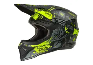 Helmet 1 SRS RC Vibrant Blk Nn Yellow KIDS 1