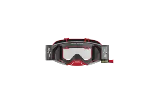5100227 3246 SUPERTECH ROLL OFF GOGGLE RED SILVER CLEAR R3
