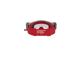5100227 3246 SUPERTECH ROLL OFF GOGGLE RED SILVER CLEAR R4