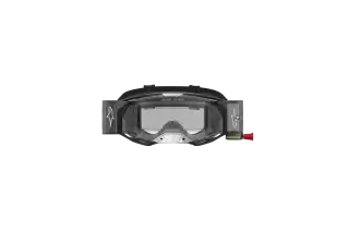5103327 1742 VISION 8 AMBER ROLL OFF GOGGLE BLACK SILVER CLEAR R3
