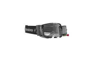 5103327 1742 VISION 8 AMBER ROLL OFF GOGGLE BLACK SILVER CLEAR R2