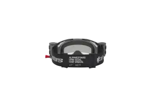 5103327 1742 VISION 8 AMBER ROLL OFF GOGGLE BLACK SILVER CLEAR R4