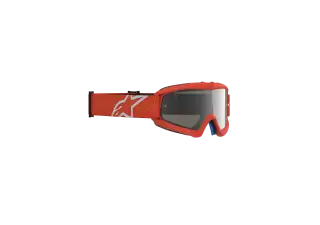 5140227 4013 VISION YOUTH VESTA GOGGLE ORANGE WHITE MIRROR SILVER R2