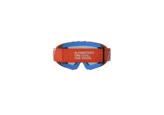 5140227 4013 VISION YOUTH VESTA GOGGLE ORANGE WHITE MIRROR SILVER R4