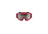 5140227 3231 VISION YOUTH VESTA GOGGLE RED FLUO WHITE MIRROR SILVER R3