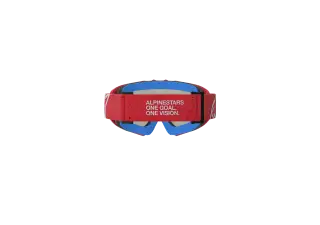 5140227 3231 VISION YOUTH VESTA GOGGLE RED FLUO WHITE MIRROR SILVER R4